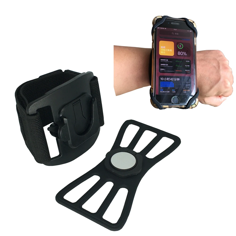 

Wristband Phone Holder for iPhone Running 4"- 6.5" inch Universal Sports Armband for Samsung Cycling Gym Arm band Bag for Other