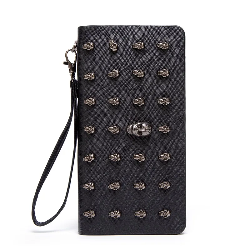 Vintage Skull Wallets Women Handbag Zipper Wallet Skeleton Purse Clutch Card Holder Carteira Women Purse Carteras Para Mujer