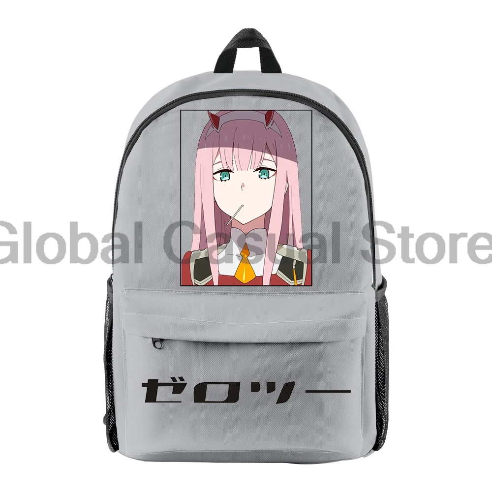 Женский и мужской рюкзак в стиле аниме Zero Two