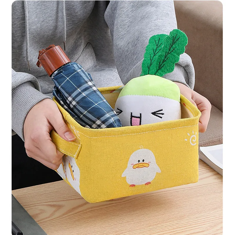 Настольная коробка для хранения в общежитии детской косметики