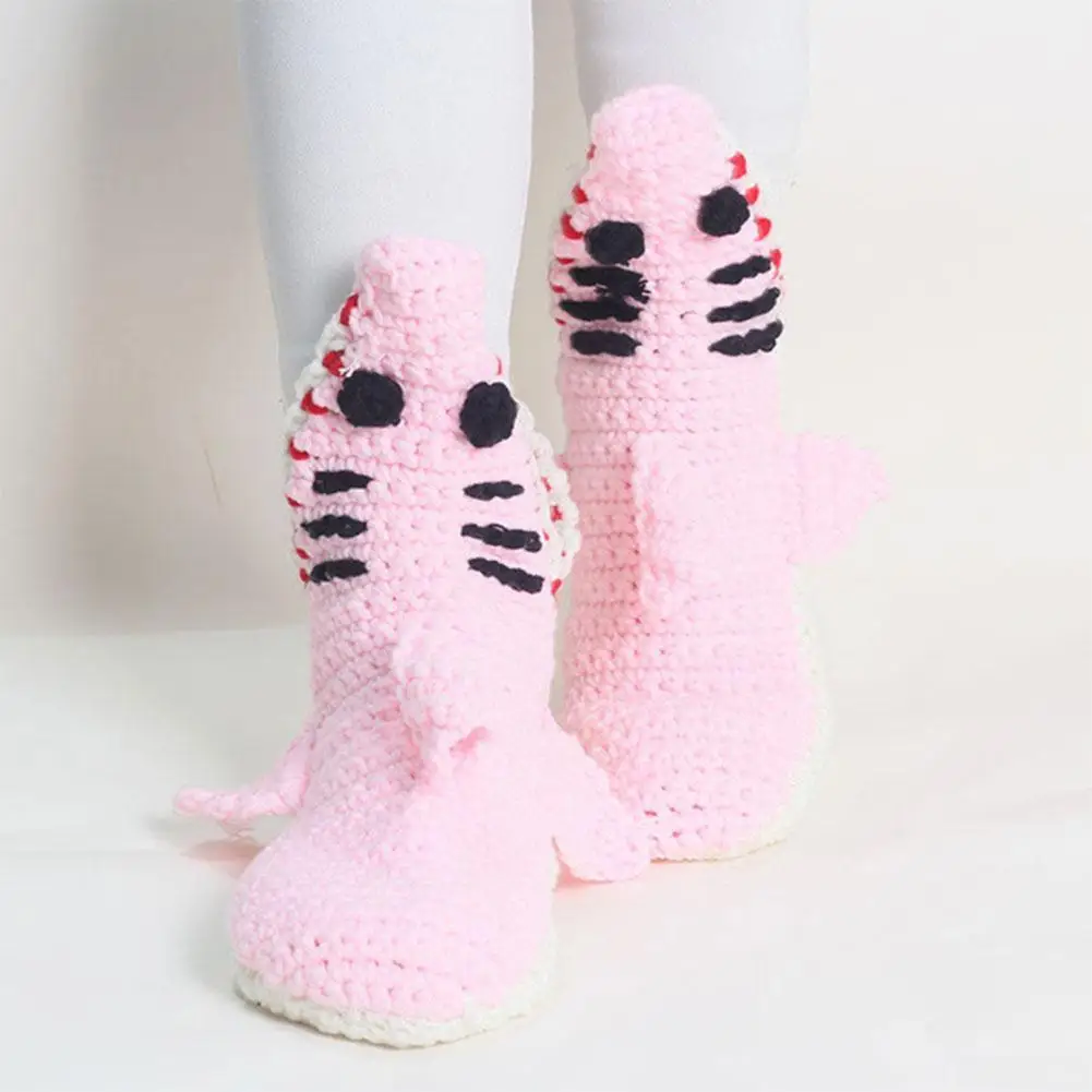 

2021 New Fashion Unisex Knit Socks Novelty Shark Shape Gifts Floor Socks Warm Christmas Socks Winter Socks Home K5h3