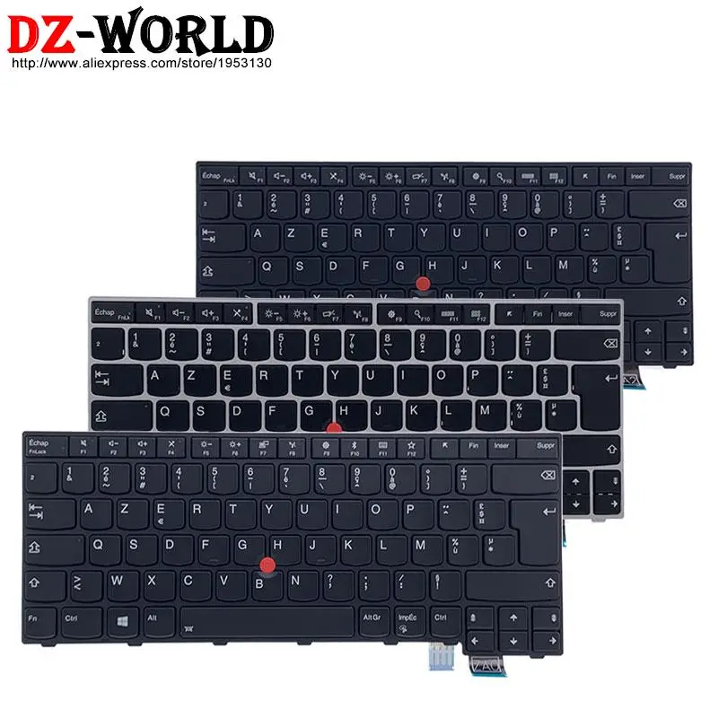 Azerty клавиатура с французской подсветкой для ноутбука Lenovo Thinkpad 13 Gen2 T460s T470s T460p T470p