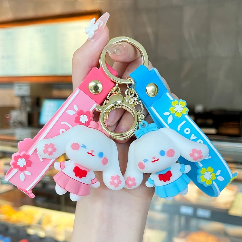 Аниме брелок с милыми большими ушками собаки вислой кролик любимый Рождество