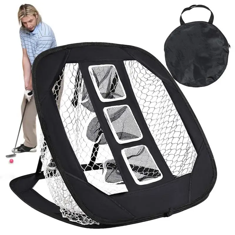 

Golf Practice Chipping Net Collapsible Golf Hitting Net For Lawn Indoor Outdoor Golfing Target Accessories For Chipping Accuracy