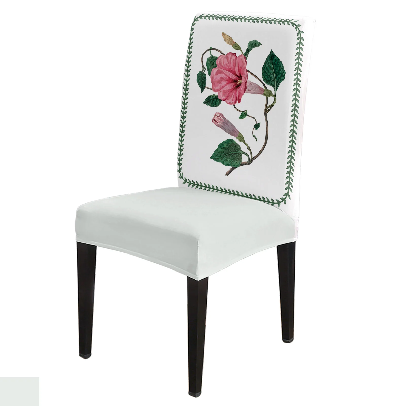 

Plant Leaves Morning Glory Table And Chairs Chair Covers Living Room Wedding Supplies Dining Chair Cover Elastic