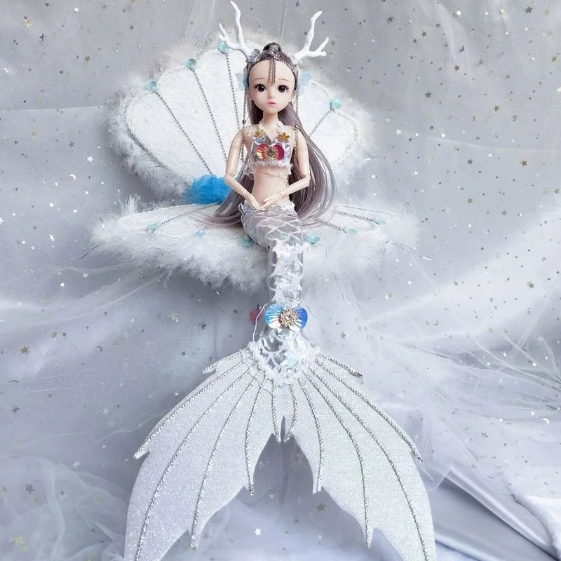 Кукла русалка 30 см шарнирная кукла 13 шарниров подвижная 1/6 разборная игрушка для