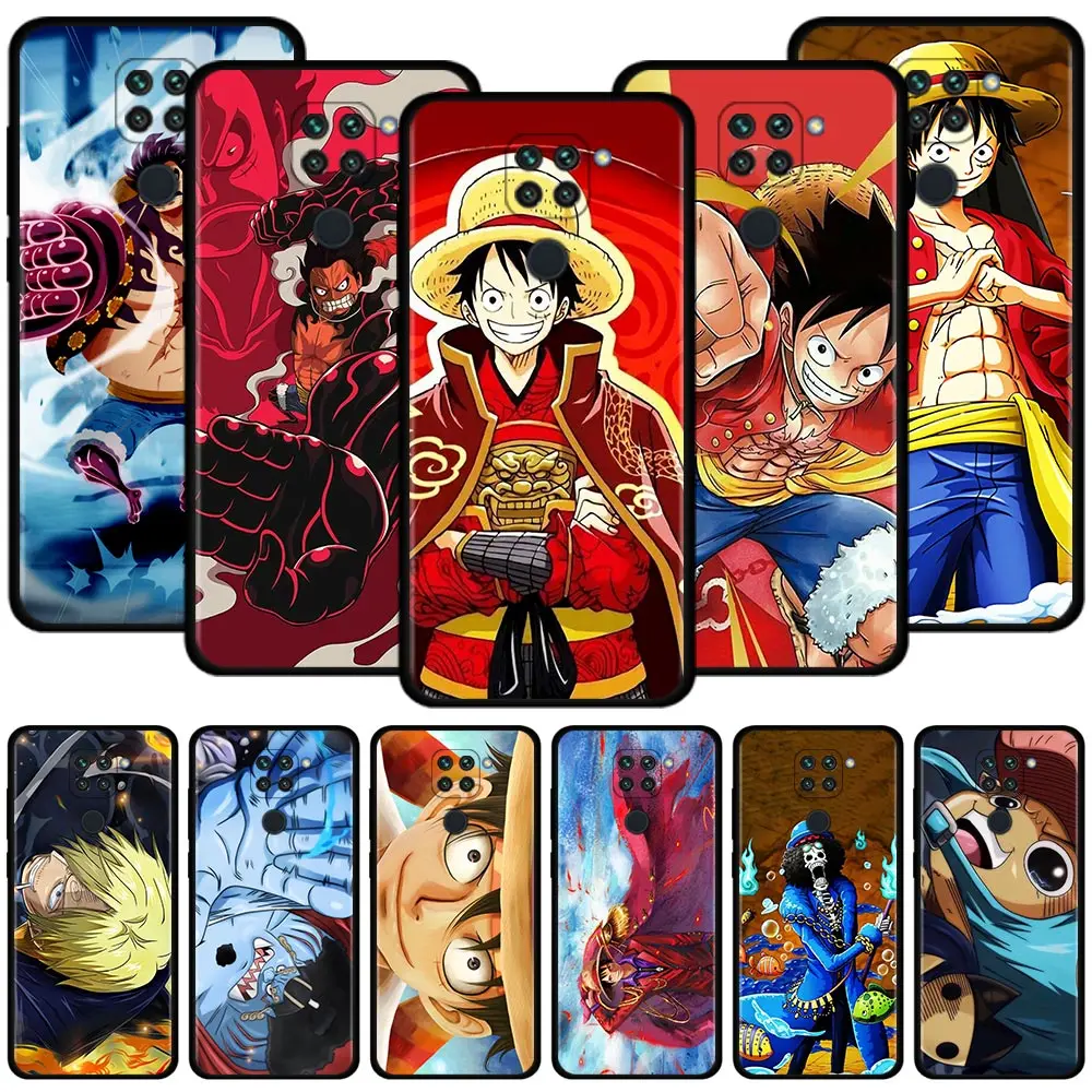 

Phone Case For Xiaomi Redmi Note 11 8 10 Pro 9S 9 8T 7 Cover for redmi k40 10 9 9C 9A Silicone Funda Monkey D Luffy One Piece