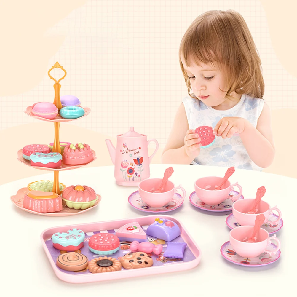 

Simulation Dessert Toy Pretend Play Toddlers Toys Tea Party Decorations Plaything Afternoon