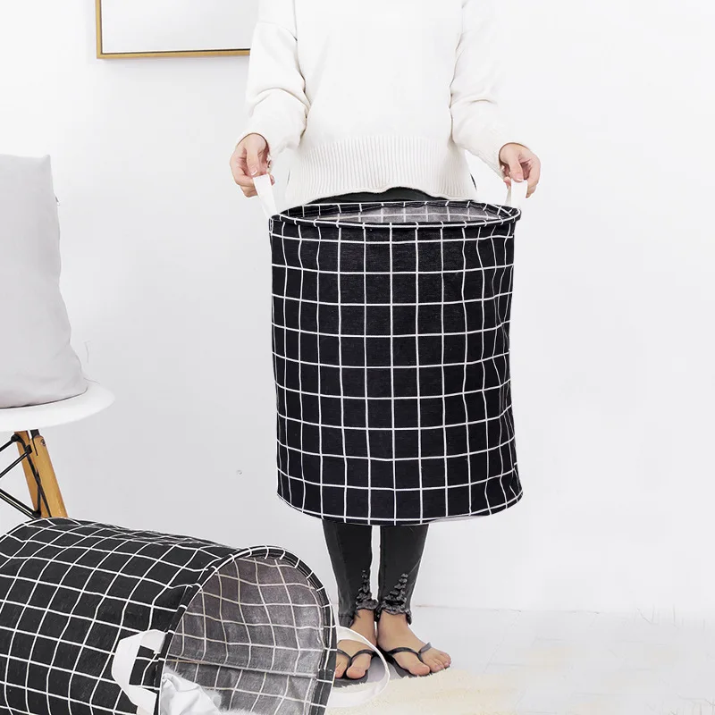 Корзина для грязной ткани дома корзина ведро хранения складная игрушек белья