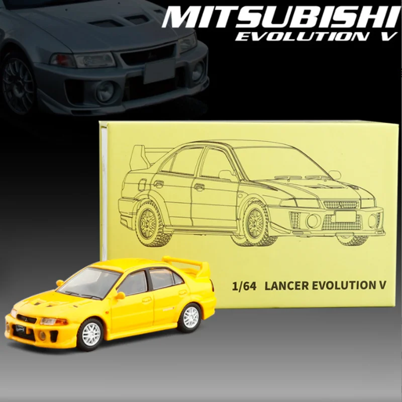 

1/64 Mitsubishis Lancer Evo X 5 Alloy Car Model Diecast Metal Vehicles Car Model Miniature Scale Simulation Collection Kids Gift