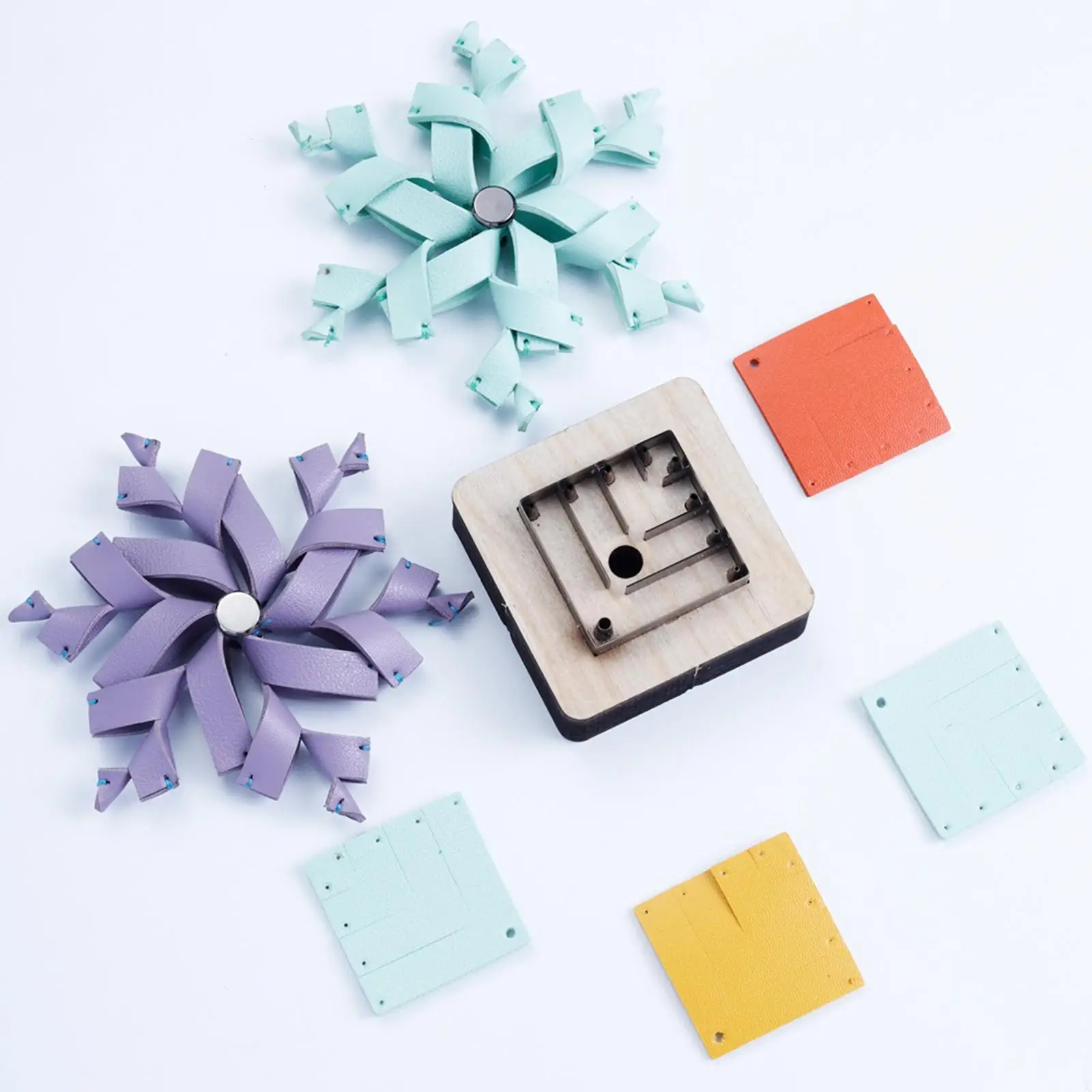 Штамп для резки кожи снежинки Литье начинающих Househld