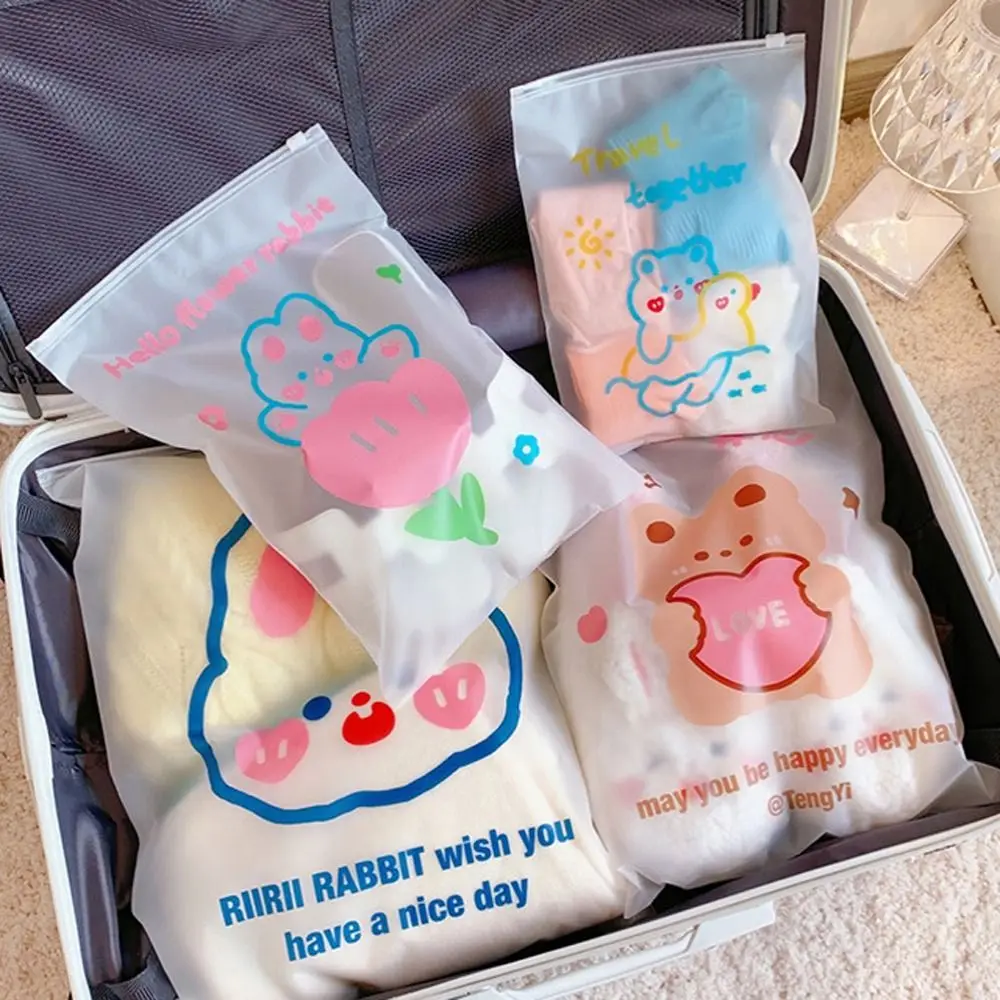 

Cartoon Bear Travel Wash Bag Large-capacity Makeup Bag Travel Storage Bag Women Cosmetic Bag Korean Storage Bag