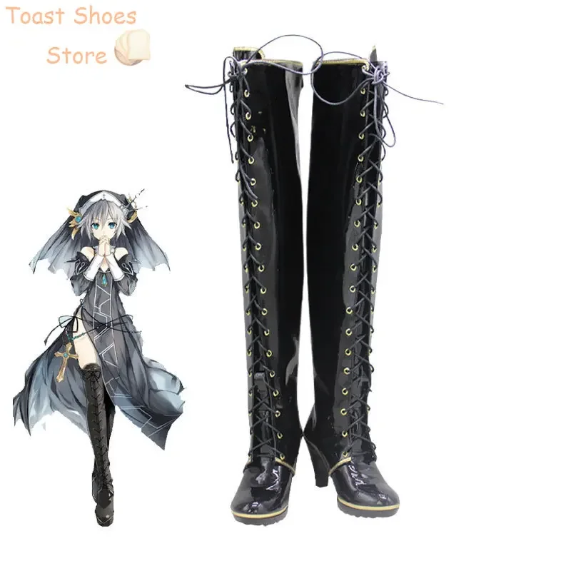 Обувь для косплея Honjou Nia из искусственной кожи реквизит аниме дата прямая