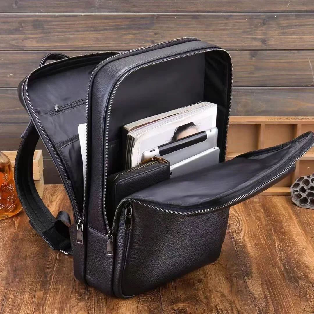 SENOFAN брендовый рюкзак мужская деловая сумка из коровьей кожи на плечо Mochila