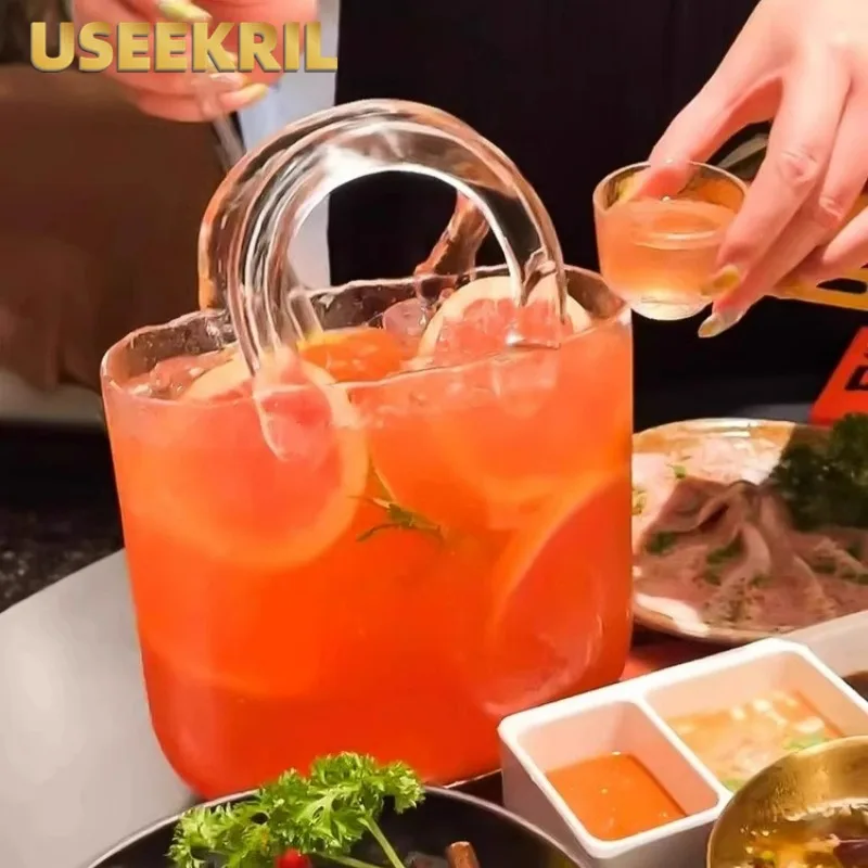 Креативная Портативная сумка для очков чашки Женская стеклянная чашка