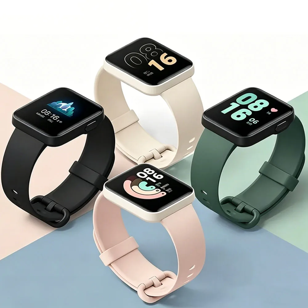 Фото Силиконовый ремешок для Redmi Watch 2/1 Lite/Horloge 2, Xiaomi Mi Band Lite 2, спортивный легкий сменный браслет для Xiaomi Poco №2