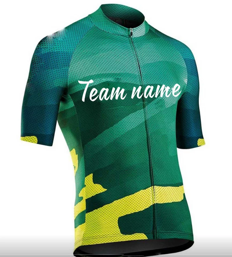 

Командная велосипедная одежда с логотипом на заказ, комплект из Джерси с коротким рукавом и названием команды, велосипедные колготки, Унифо...