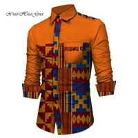 new style shirts men brand long sleeve shirt autumn traditional african print shirt african wax tops plus size 6xl wyn978