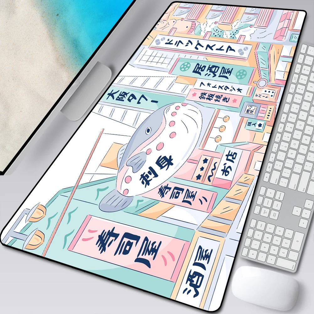 

Коврик для мыши tokyoповторители, игровые коврики для мыши, большой размер, водонепроницаемые Нескользящие, с резиновой основой и прочный коврик для компьютера