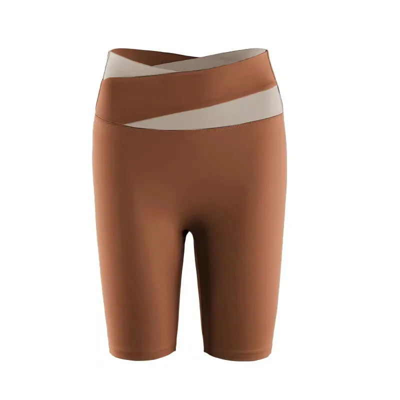 2022 New Yoga Shorts High Waist Workout Shorts Women Sexy Booty Tummy Control Gym Leggings Breathable Running Shorts Gym Shorts