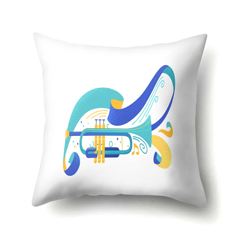 

Note вязаный узор с принтом, искусственная кожа, наволочка для дивана