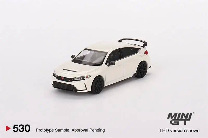 

Мини GT 1:64 Honda Civic Тип R Чемпионат белый 2023 LHD литая модель автомобиля