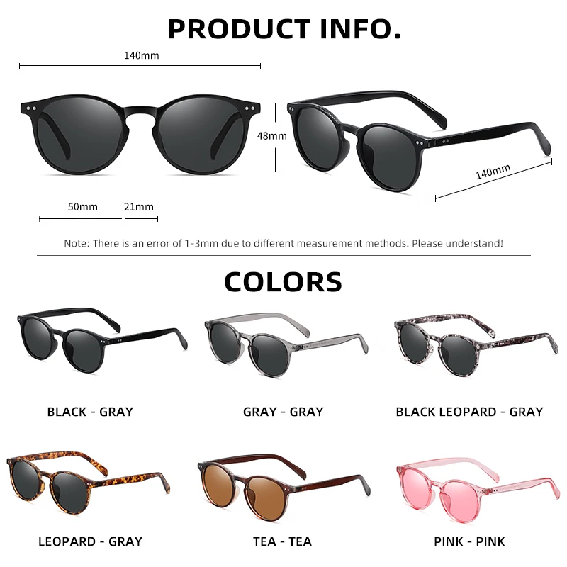 Солнцезащитные очки в винтажном стиле для мужчин и женщин UV400