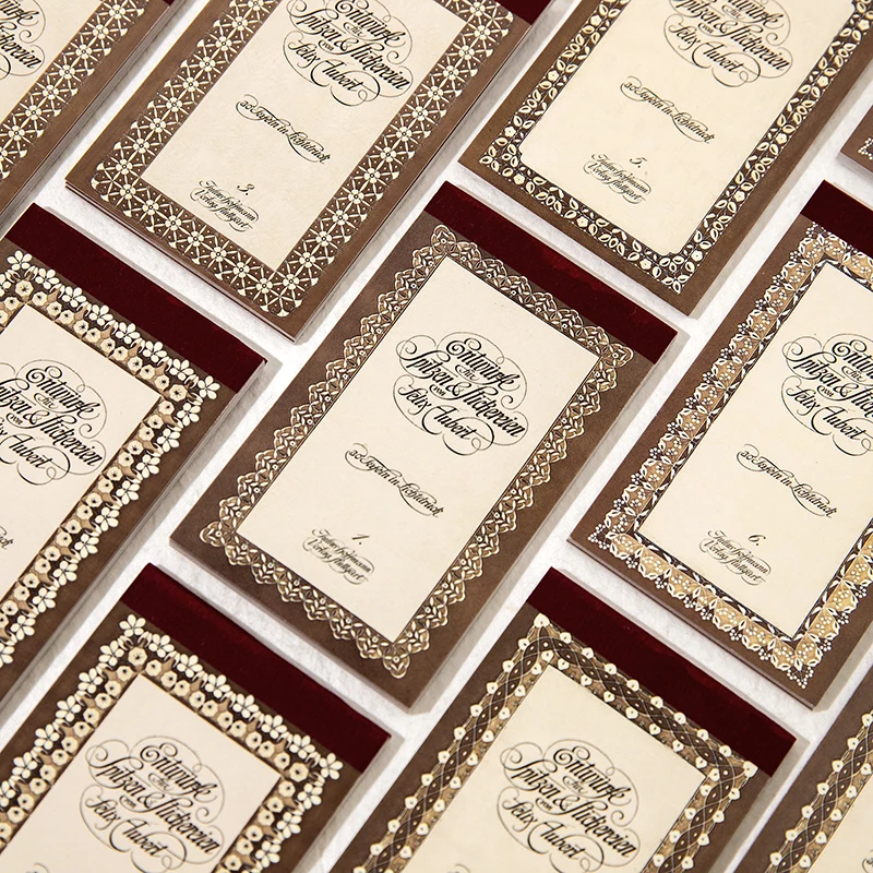 

Shanbu 30Sheets Victoria Vintage Memo Pads Light Paper Deco Scrapbooking Retro Material Paper DIY Photo Collage Junk Journaling