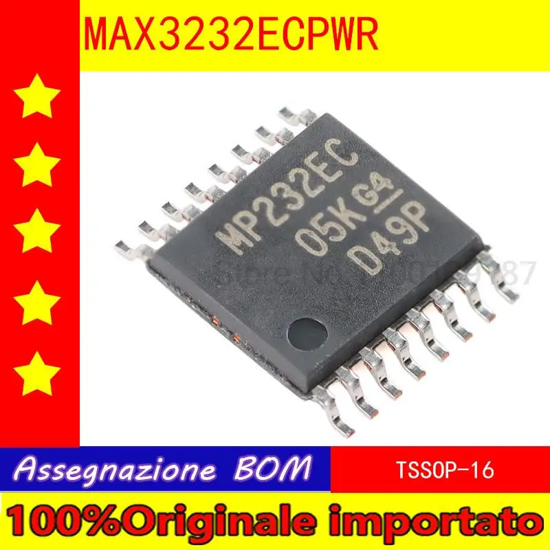 10 шт./лот новый оригинальный MAX3232ECPWR TSSOP - 16 RS - 232 линейный драйвер/чип приемника
