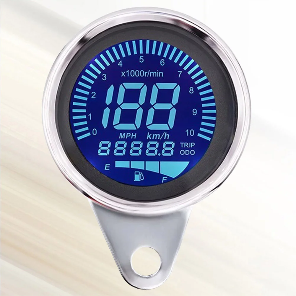 

LCD Motorcycle Tachometer Digital Display Odometer Speedometer Gauges Meter for Motor Cycle Accessories