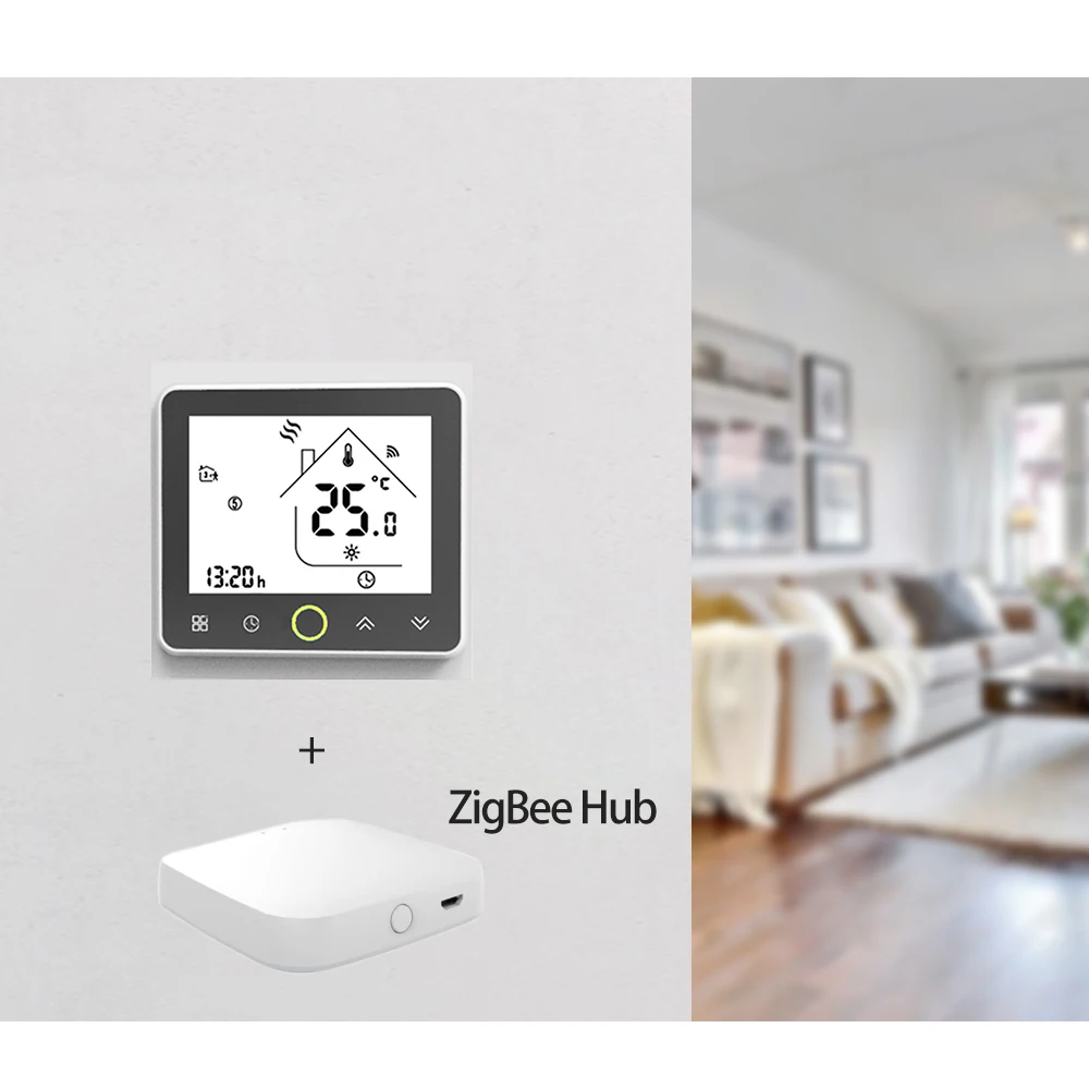ZigBee 3 0 термостат регулятор температуры контроль воды электрический подогрев