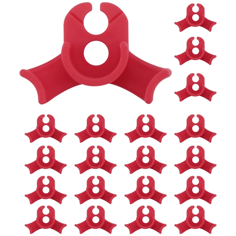 

(Упаковка из 20 штук) пружинный зажим, тренажер низкого давления для обучения растениям (красный)