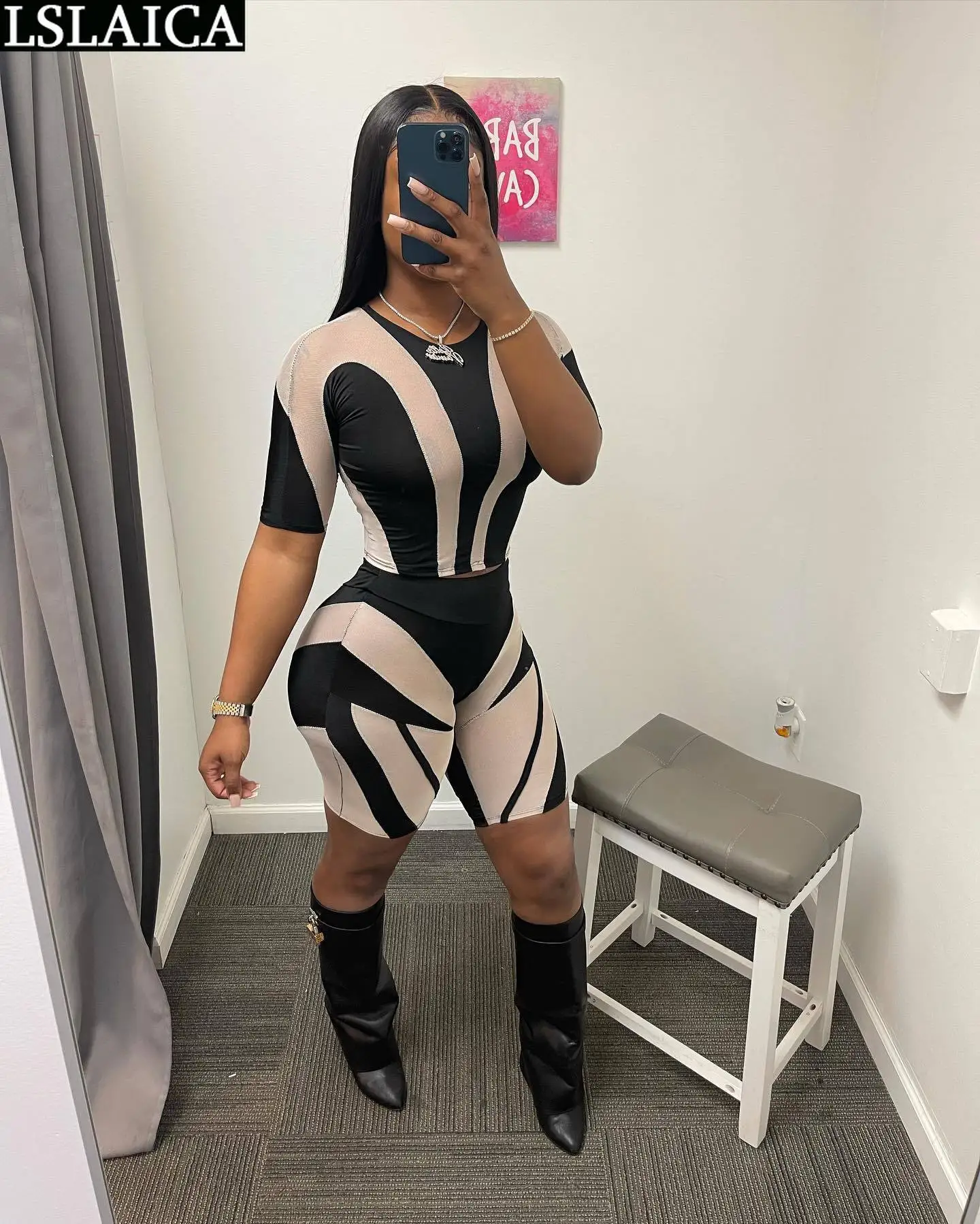 

Clothes for Women Sets Outfits Fashion Summer 2022 Short Sleeve Tshirt and shorts Casual Sport Fitness Print Tracksuit Woman New