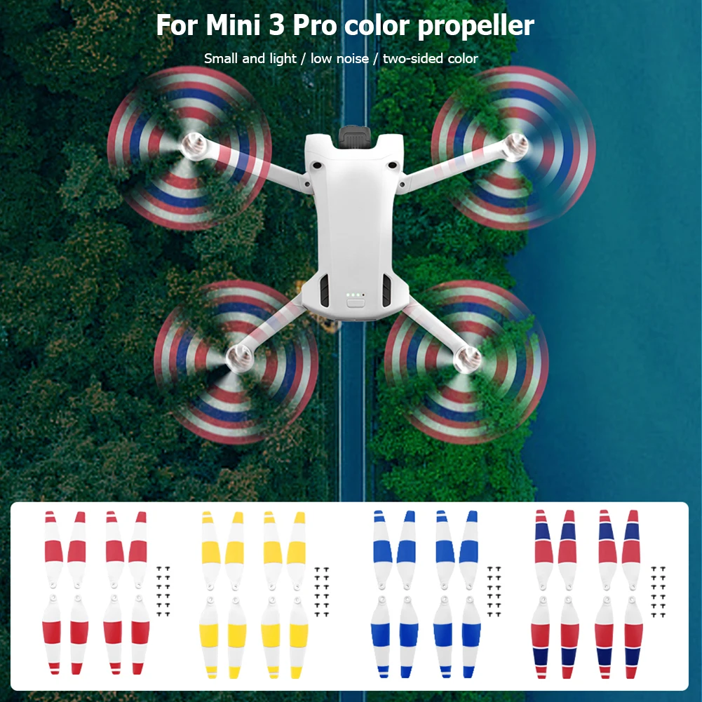 

Пропеллер с низким уровнем шума, 2/4 пар, запасные части для DJI Mini 3 Pro, X см