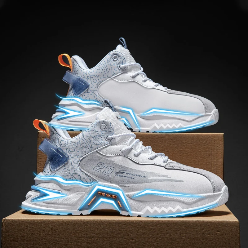 

Running Shoes for Men Sneakers Breathable Cushioning Black Basket Footwear Fashion Outdoor Jogging Casual Sports Basketball Shoe