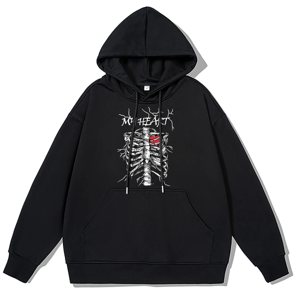 

Свитшот мужской хлопковый в стиле хип-хоп, брендовая толстовка с капюшоном, с надписью «rib And My Heart Street», одежда в стиле хип-хоп, для пар, весна-...