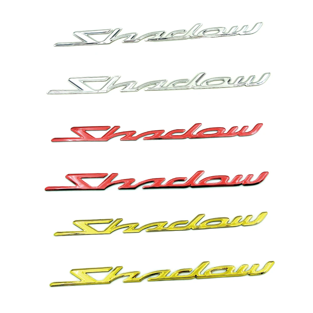 

New Motorcycle Exterior Case Logo Decals For Honda Shadow Spirit Aero ACE VT750 VT 750 600 Fuel Gas Tank Emblem 3D Badge Sticker
