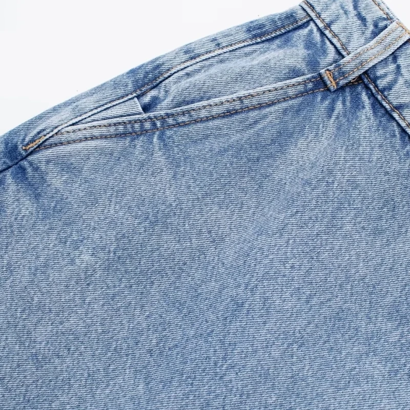 Новые женские джинсовые шорты на пуговицах юбка Повседневная Женская свободная