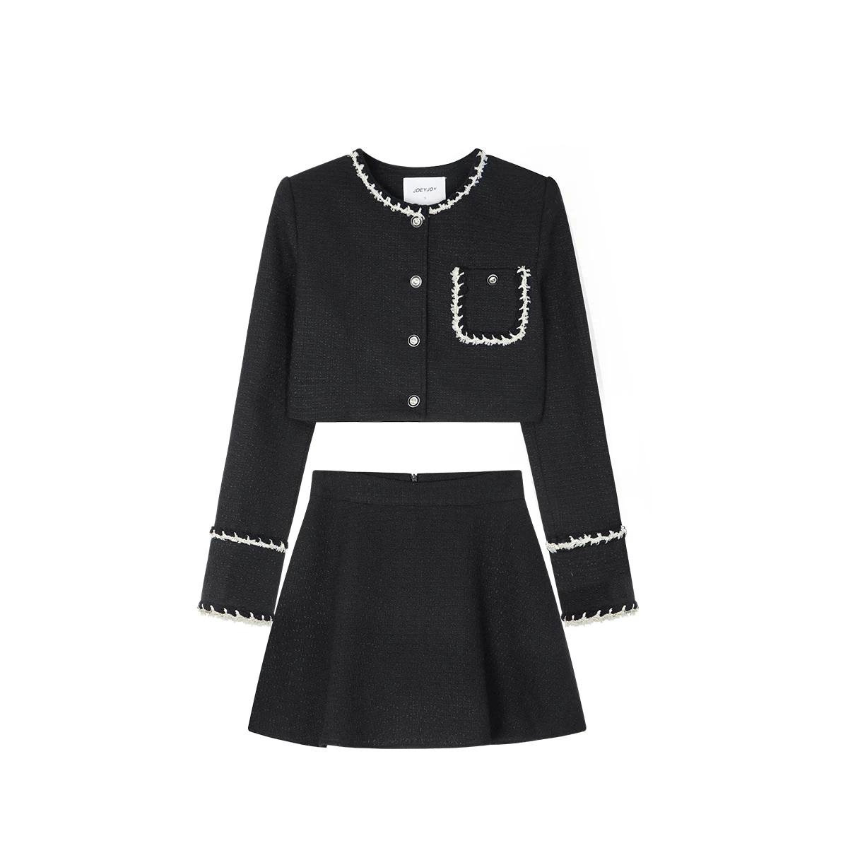 

22 New Autumn Women's Suits Golf Women's Small Dress Two-piece Gentle Age-reducing Jacket and Black Short Skirt