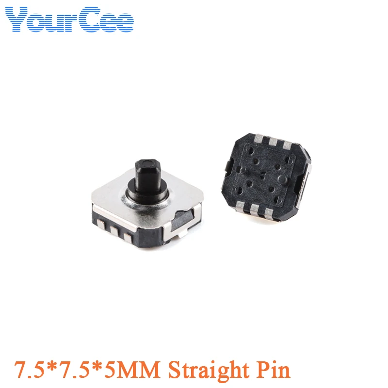 

Пятипозиционные переключатели 7x7x5 SMD 6-контактные Your Cee