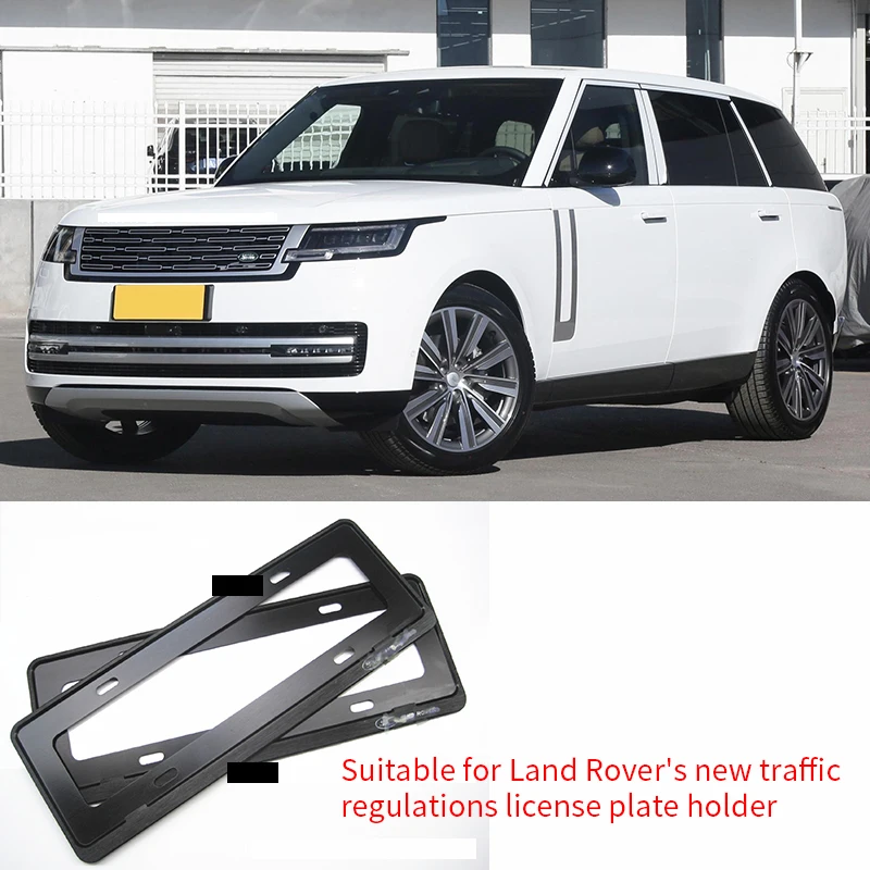 

Suitable for the stainless steel license plate frame of Land Rover's new traffic regulations