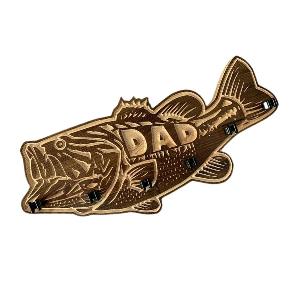 

Стеллаж для удочки с 6 отверстиями, настенный кронштейн, уличный Органайзер