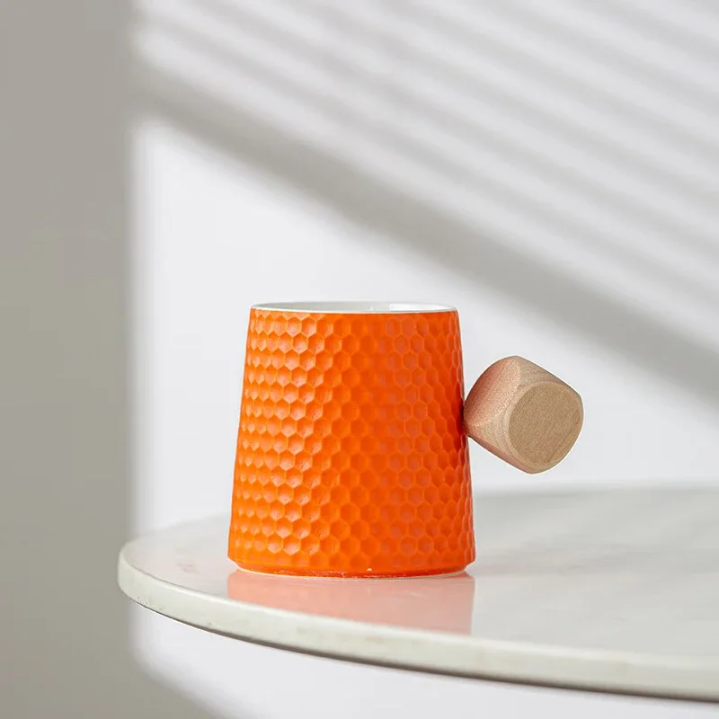 Креативная Сотовая Керамическая Кружка 350 Мл Красочный Праздничный Подарок