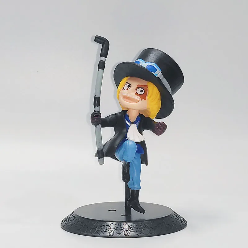 Экшн-фигурки из ПВХ Luffy silверы Rayleigh Sabo Ace Garp 6 шт./комплект подарки для друзей -