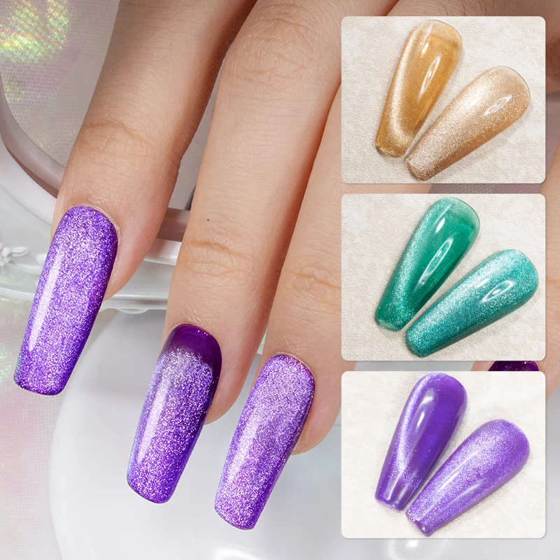 Магнитный Гель-лак для ногтей кошачий глаз 8 цветов |