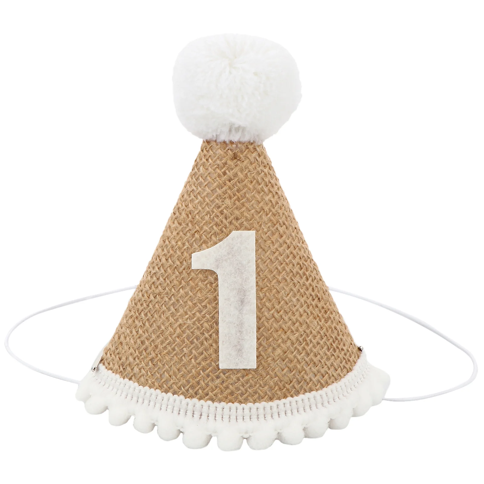 

Birthday Party Hat Infant 1st Cap Newborn Baby Toddler Headwear Headbands Toddlers