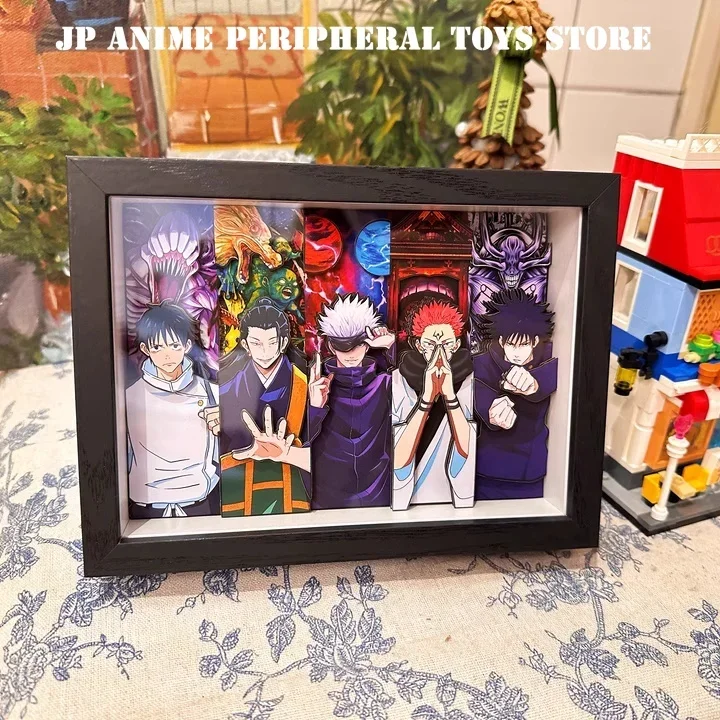 Аниме дзюдзюцу кайсен 3D художественная живопись Satoru Gojo Okkotsu Yuta мультяшная