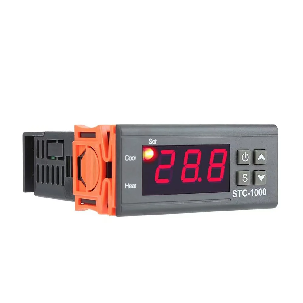 STC-1000 STC 1000 светодиодный цифровой термостат для инкубатора регулятор температуры