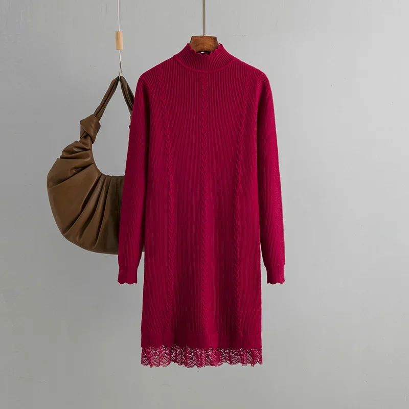 

2023 Платье женское Новое свободное шерстяное платье GRAY22