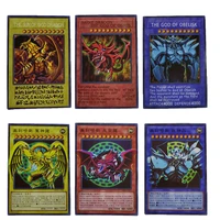 new yu gi oh card duel monsters orichalcos egyptian god animation character collection card flash card kids toy gift